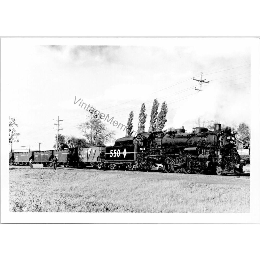 Vintage Chicago & Illinois, Midland -C IM 550 Steam‎ Locomotive T3-311
